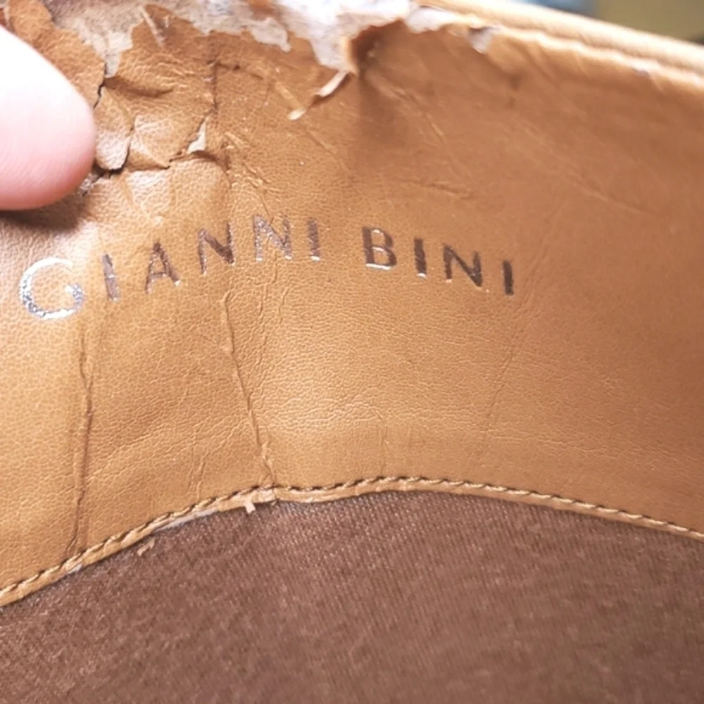 GB Distressed Leather Tall Riding boots
